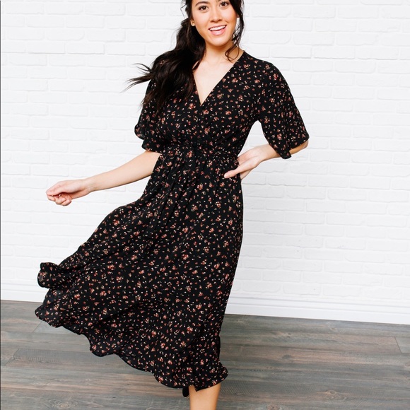 hi lo wrap dress